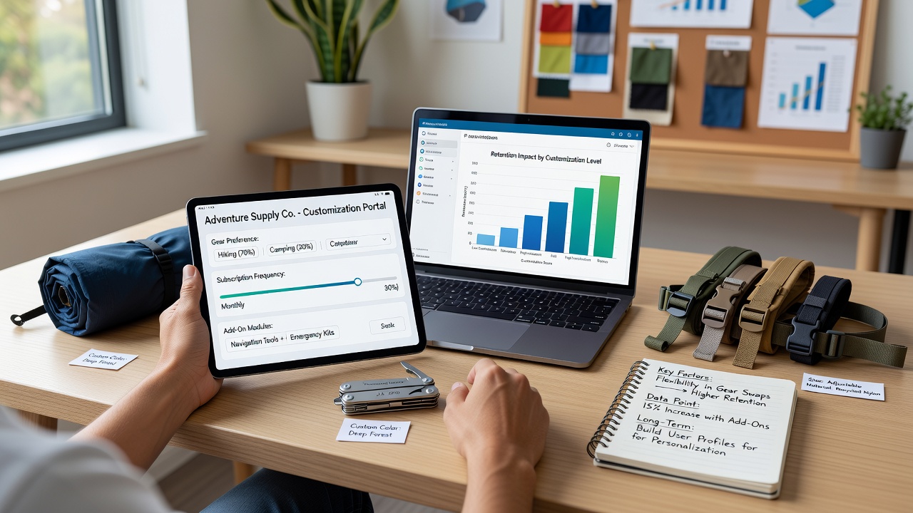 Examining Customization Features That Influence Long-Term Retention Rates in Adventure Supply Subscriptions