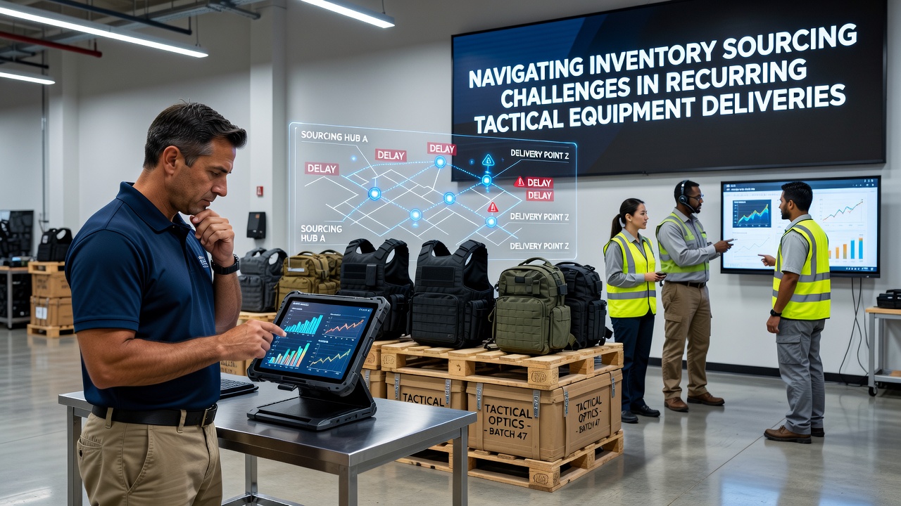 Navigating Inventory Sourcing Challenges in Recurring Tactical Equipment Deliveries